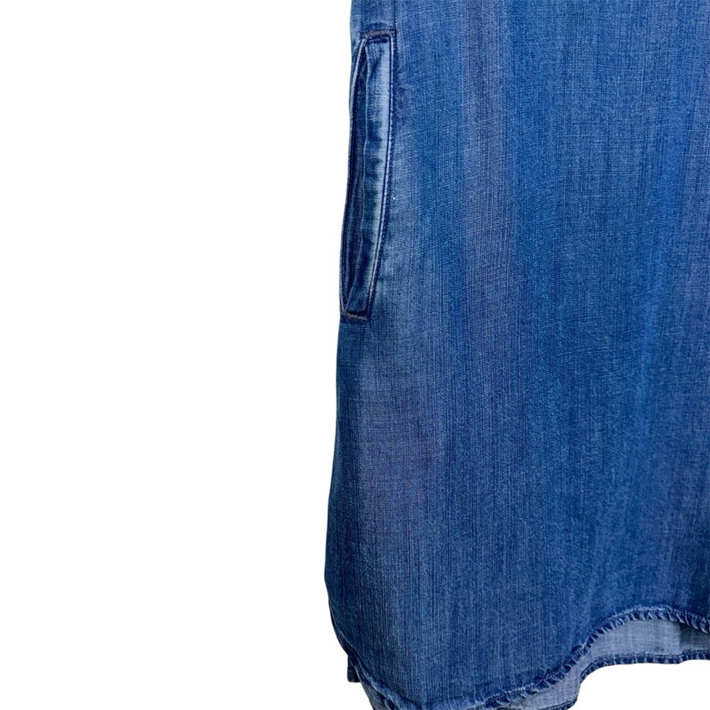 Anthropologie Cloth And Stone Tencel Mini Dress - Picture 4 of 8